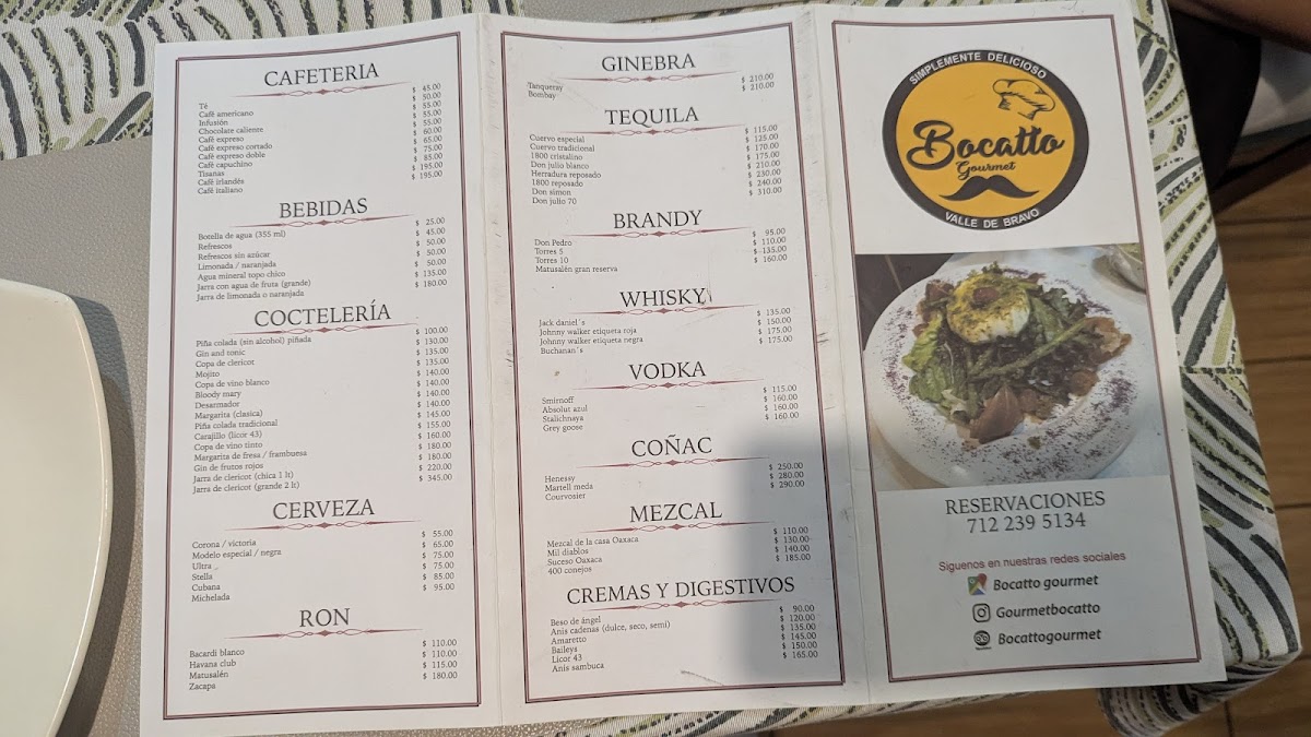 Menu Bocatto Gourmet-1
